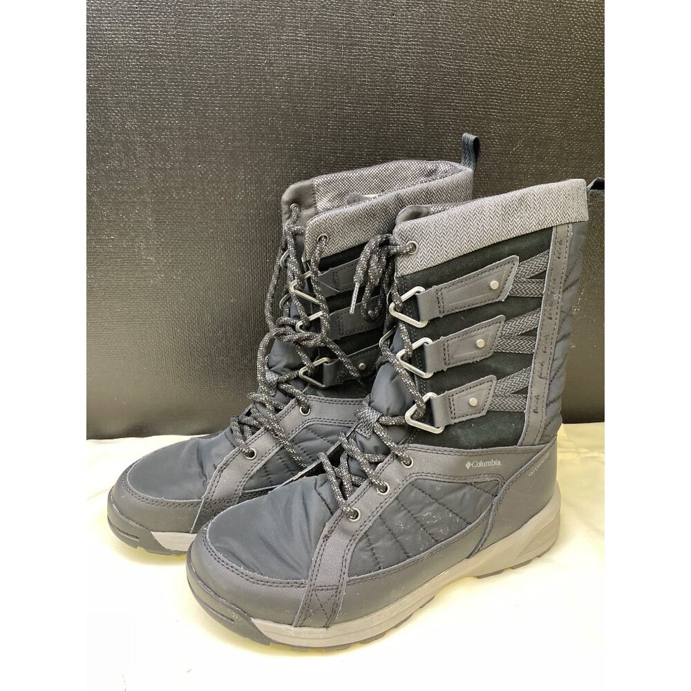Columbia Meadow Womens Black Onmi Heat Boots shoes Size 8.5 SKU 6546